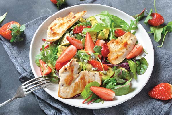 Image for Red, White & Blue Grilled Chicken Salad Article