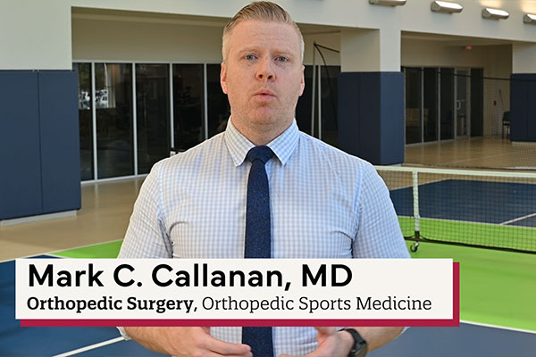 Dr. Mark C. Callanan discusses how to prevent Pickleball injuries