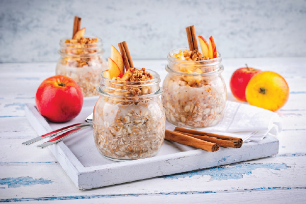 Image for Apple Cinnamon Overnight Oats Article